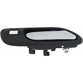 Help! By Dorman Interior Door Handle - Plastic Black Housing With Silver Lever Single - 81504