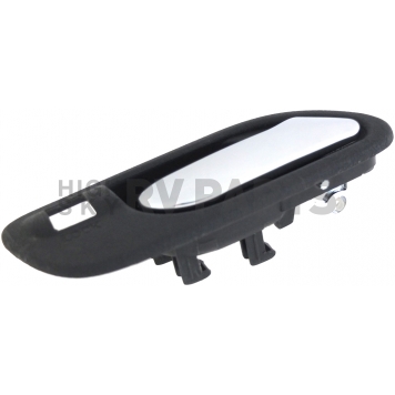 Help! By Dorman Interior Door Handle - Plastic Black Housing With Silver Lever Single - 81504-2