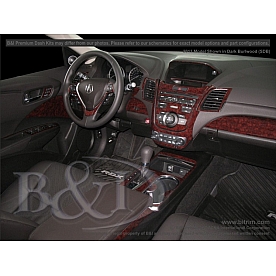 B & I Fender Dash Panel Trim WD1067ASDB