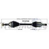 TrakMotive CV Axle Shaft - FD-8166