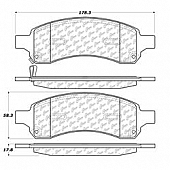 Stop Tech/ Power Slot Brake Pad - 104.11690