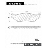 Stop Tech/ Power Slot Brake Pad - 306.10660