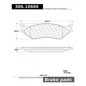 Stop Tech/ Power Slot Brake Pad - 306.10660
