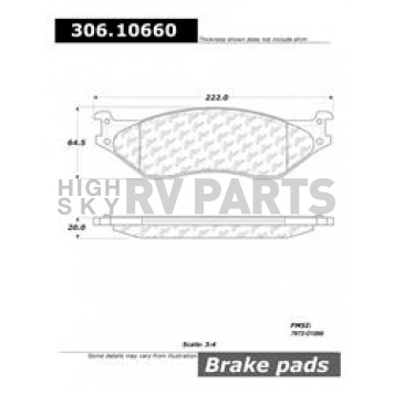 Stop Tech/ Power Slot Brake Pad - 306.10660