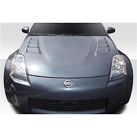 Extreme Dimensions Hood - Fiberglass Reinforced Plastic Black - TS-3 - 113357