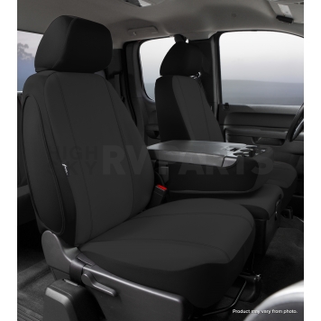 Fia Seat Cover Polycotton One Row - SP87-10 BLACK
