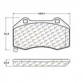 Stop Tech/ Power Slot Brake Pad - 100.13000