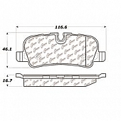 Stop Tech/ Power Slot Brake Pad - 104.10990