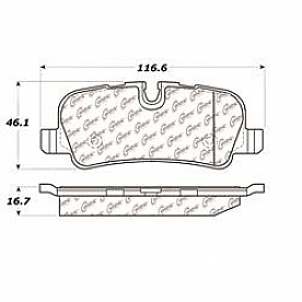 Stop Tech/ Power Slot Brake Pad - 104.10990