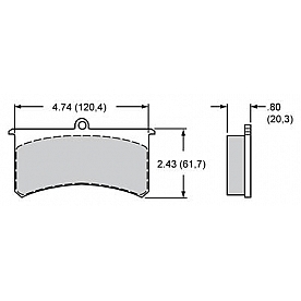 Wilwood Brakes Brake Pad - 150-8856K