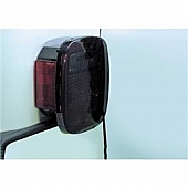 Rugged Ridge Tail Light Cover - Smoke Plastic Set Of 2 - 1135401