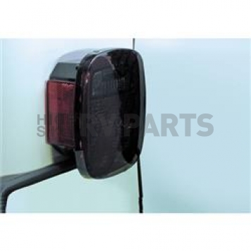 Rugged Ridge Tail Light Cover - Smoke Plastic Set Of 2 - 1135401