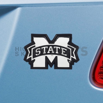 Fan Mat Emblem - Mississippi State University Logo Metal - 18559-1