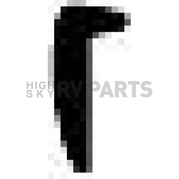 Cowles Products Door Edge Guard Set - PVC Plastic Black 600 Inch - 3951101-4