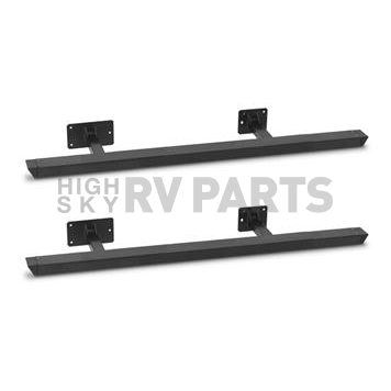 Warrior Products Nerf Bar 2 Inch X 4 Inch Black Powder Coated Steel - 7491
