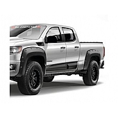 Warn Fender Flare - Black ABS Plastic Satin Set Of 4 - 102024