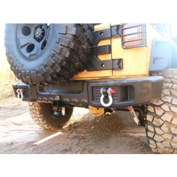 Rugged Ridge Bumper Spartacus 1-Piece Design Steel Black - 1154451-2