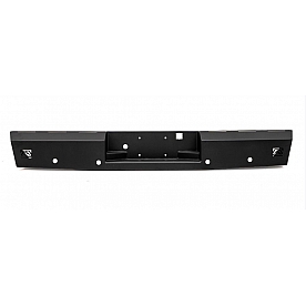 Fab Fours Bumper Red Steel 1-Piece Design Steel Black - CH05-RT1250-1