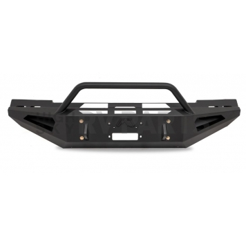 Fab Fours Bumper Red Steel 1-Piece Design Steel Black - CH15-RS3062-1