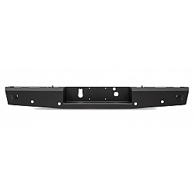 Fab Fours Bumper Red Steel 1-Piece Design Steel Black - CH15-RT3050-1