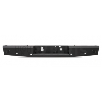 Fab Fours Bumper Red Steel 1-Piece Design Steel Black - CH15-RT3050-1