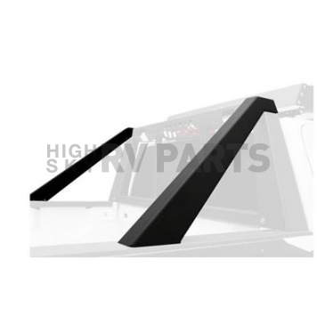 Fab Fours Headache Rack Side Trim Black Steel - HRM021