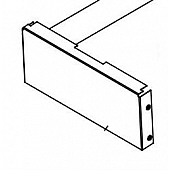 Meyer Products Snow Plow Hydraulic Assembly Rear Cover - 13129
