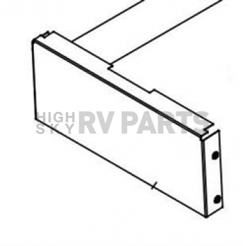 Meyer Products Snow Plow Hydraulic Assembly Rear Cover - 13129