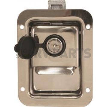 Buyers Products Door Latch Assembly - Aftermarket Flush Mount Paddle Stainless Steel - L1883