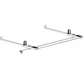 KargoMaster Drop Down Ladder Rack Powder Coated White Aluminum - 4A93M