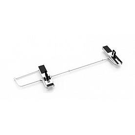 KargoMaster Ladder Rack Drop Down Mechanism White Aluminum - 4A963