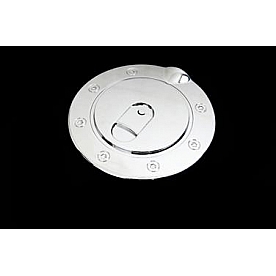 Paramount Automotive Fuel Door Cover - Triple Chrome Plated Silver ABS Plastic - 662203