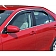 Westin Automotive Rainguard - Smoke Gloss Acrylic Set Of 4 - 7288423