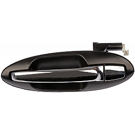 Help! By Dorman Exterior Door Handle - Plastic Silver/ Black Single - 80757