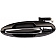 Help! By Dorman Exterior Door Handle - Plastic Silver/ Black Single - 80757