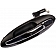 Help! By Dorman Exterior Door Handle - Plastic Silver/ Black Single - 80757