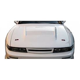 Extreme Dimensions Hood - Fiberglass Reinforced Plastic Black - D-1 - 104236
