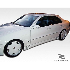 Extreme Dimensions Side Skirt - Primered Fiberglass Reinforced Plastic Black Set of 2 - 103742