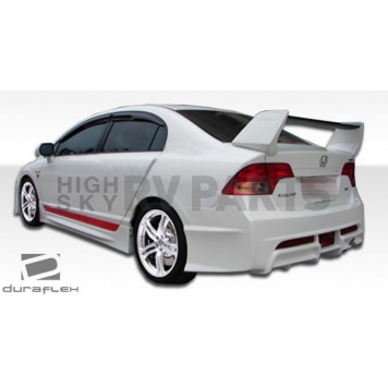 Extreme Dimensions Side Skirt - Primered Fiberglass Reinforced Plastic Black Set of 2 - 104430-1