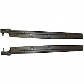 Rugged Ridge Windshield Channel - Nylon Reinforced Polypropylene Black - 1230605