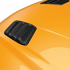 Air Design Hood Vent - Satin Plastic Black - FO24A06
