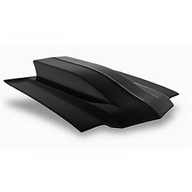 Harwood Fiberglass Hood - Cowl Induction Gloss Fiberglass Black - 22206