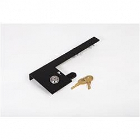 Rugged Ridge Hood Lock Powder Coated Steel Black Single - 1125202