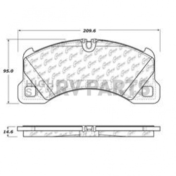 Stop Tech/ Power Slot Brake Pad - 105.13490