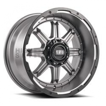 Grid Wheel GD10 - 17 x 9 Anthracite Gray With Black Lip - GD1017090870A1525