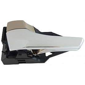 Help! By Dorman Interior Door Handle - Lever Plastic Silver And Brown Knob Single - 91371