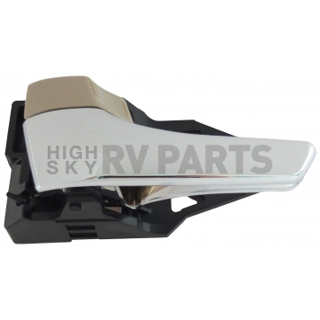Help! By Dorman Interior Door Handle - Lever Plastic Silver And Brown Knob Single - 91371