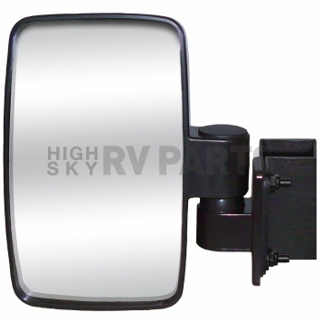 CIPA USA Exterior Mirror Rectangular Manual Black Single - 01140