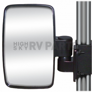 CIPA USA Exterior Mirror Rectangular Manual Black Single - 01140-1