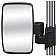 CIPA USA Exterior Mirror Rectangular Manual Black Single - 01140